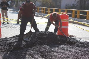 Gobierno de la Capital repara puente de avenida del Sauce con Río Paisanos
