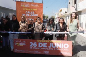 Ayuntamiento de SLP entrega nueva vialidad en El Rosedal–Los Limones