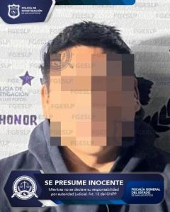 FGESLP DETUVO EN MATEHUALA A EUSEBIO “N” POR PROBABLE VIOLENCIA FAMILIAR