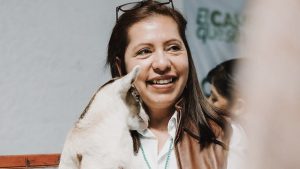 Marisol Nájera abandona Charcas para disfrutar del Festival del Cabrito en Catorce