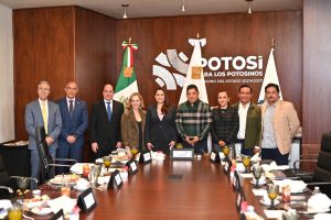 RICARDO GALLARDO LOGRA ACUERDOS DE COLABORACIÓN CON GOBERNADORA DE AGUASCALIENTES