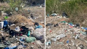 Convierten el Barrio de La Santa Cruz, de La Paz, en basurero clandestino