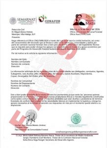 GOBIERNO ESTATAL ALERTA SOBRE FALSO OFICIO DIRIGIDO A AYUNTAMIENTOS